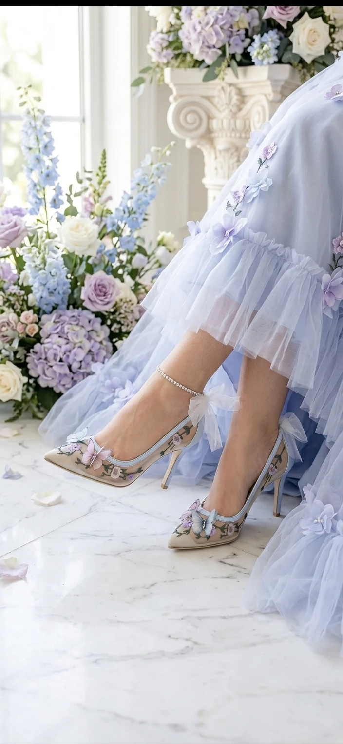 کفش عروس برای پاهای حساس و راحت